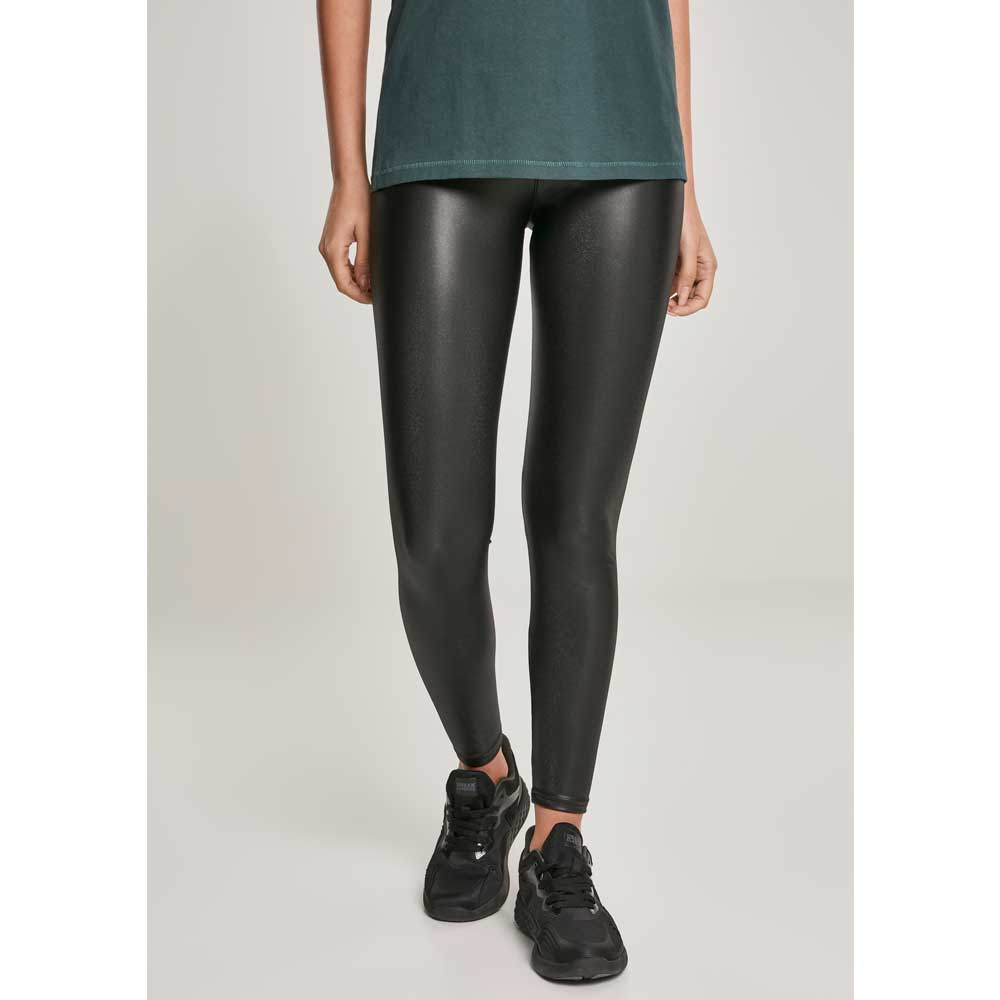 Urban Classics - Faux Leather Gamaschen - Schwarz